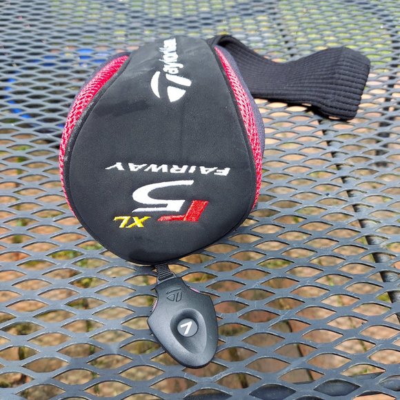 TaylorMade R5 XL  Fairway Golf Club Headcover Red Blue Black Number Tag - Picture 7 of 8